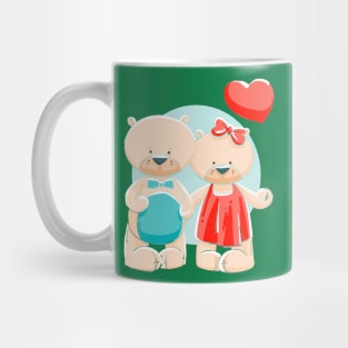 Bear Couple Mug